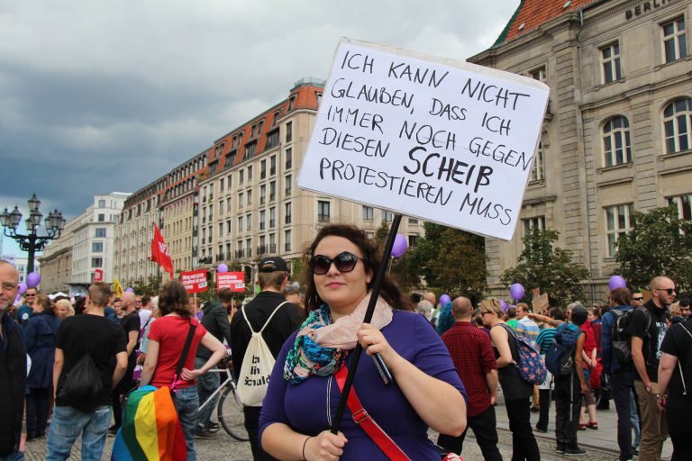 Kundgebung am Wittenbergplatz, 10.09.2016