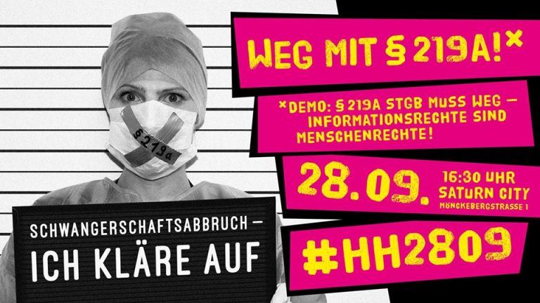 Aufruf: Internationaler Aktionstag für die Entkriminalisierung des Schwangerschaftsabbruchs (28.9.2018)